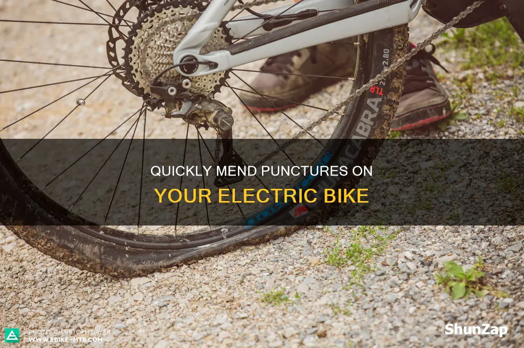 how to mend a puncture on an electric bike