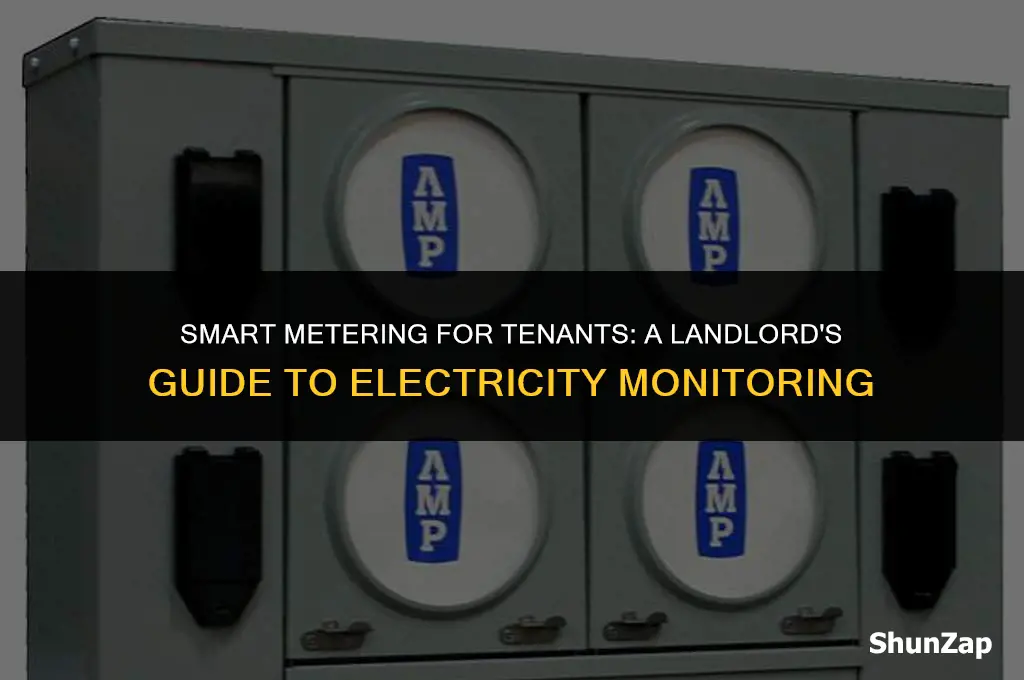 how to meter a tenants electricity use