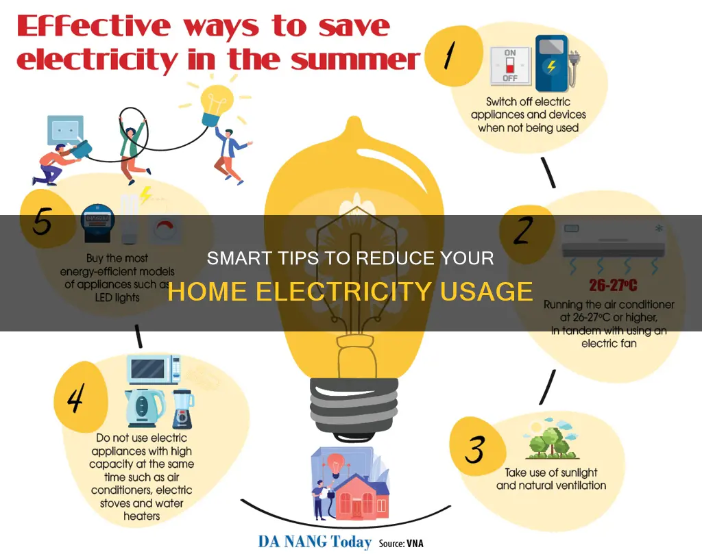 how to minimize electricity consumption at home