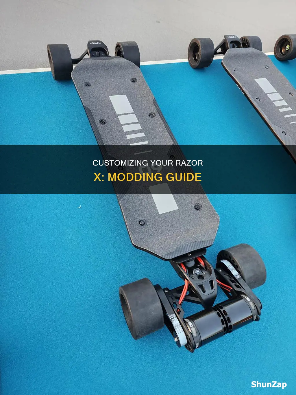 how to mod razor x electric skateboard