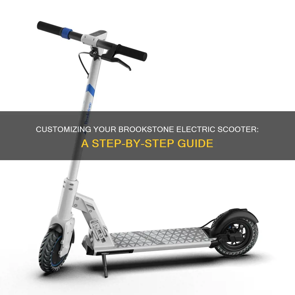 how to modify a brookstone electric scooter