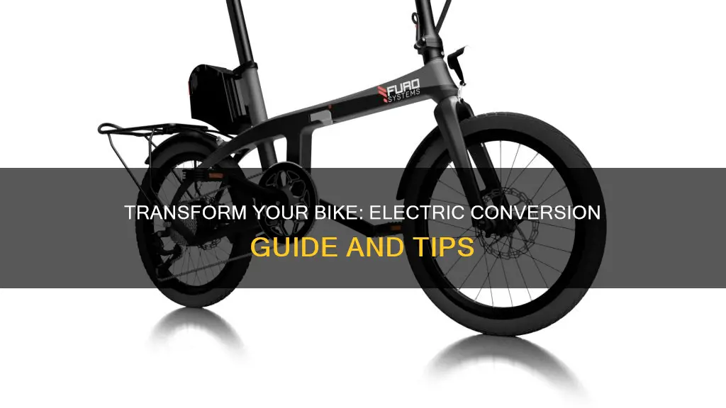 how to modify bike to electric