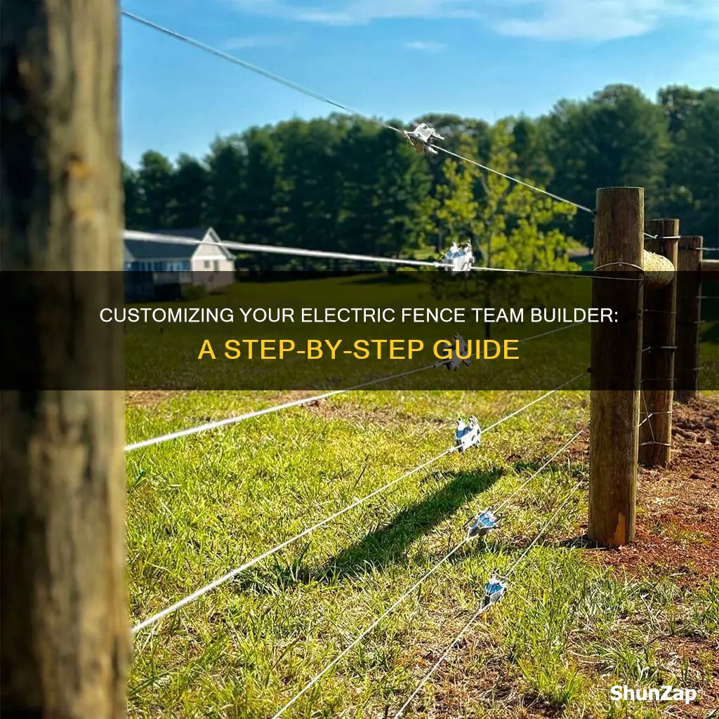 how to modify electric fence team builder