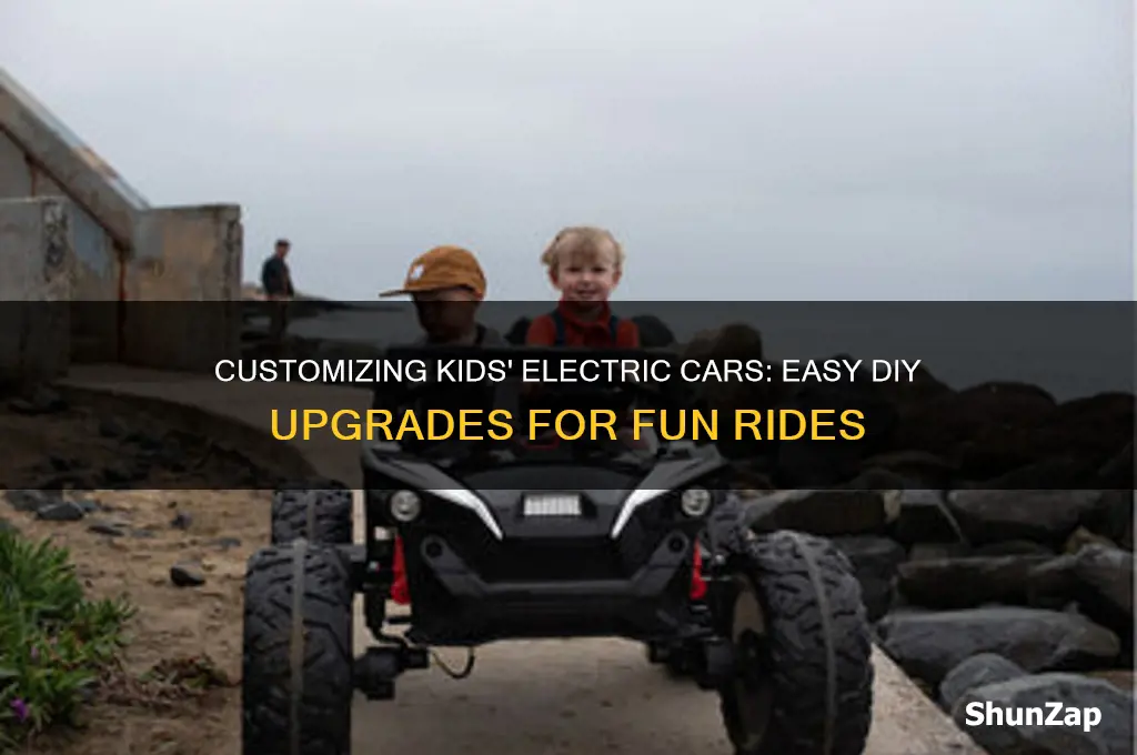 how to modify kids electric car