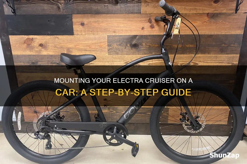 how to mount electra cruiser on car