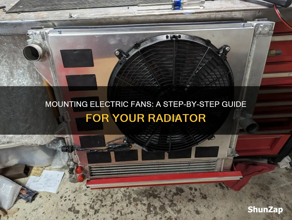 how to mount electric fan on radiator