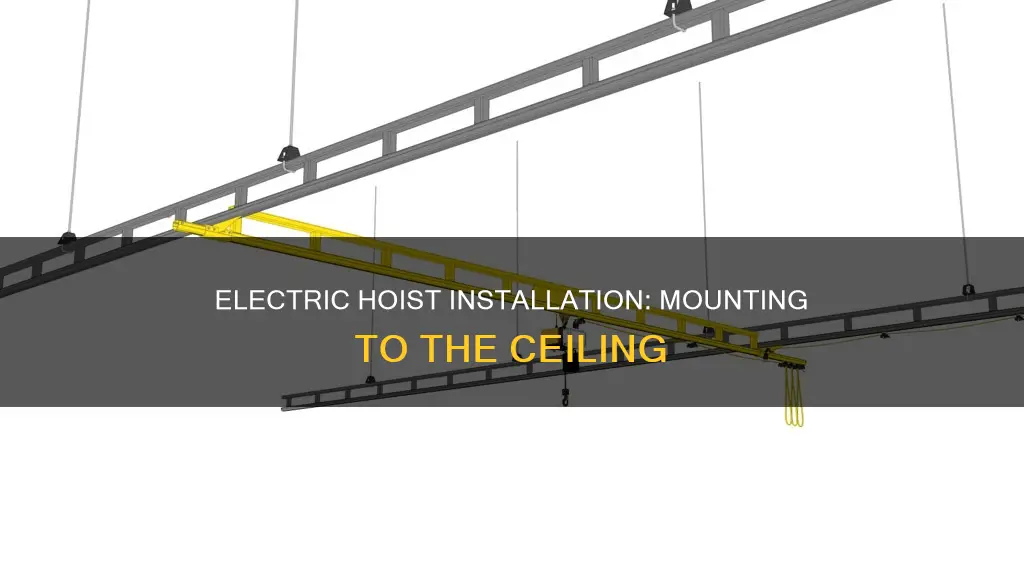 how to mount electric hoist to ceiling