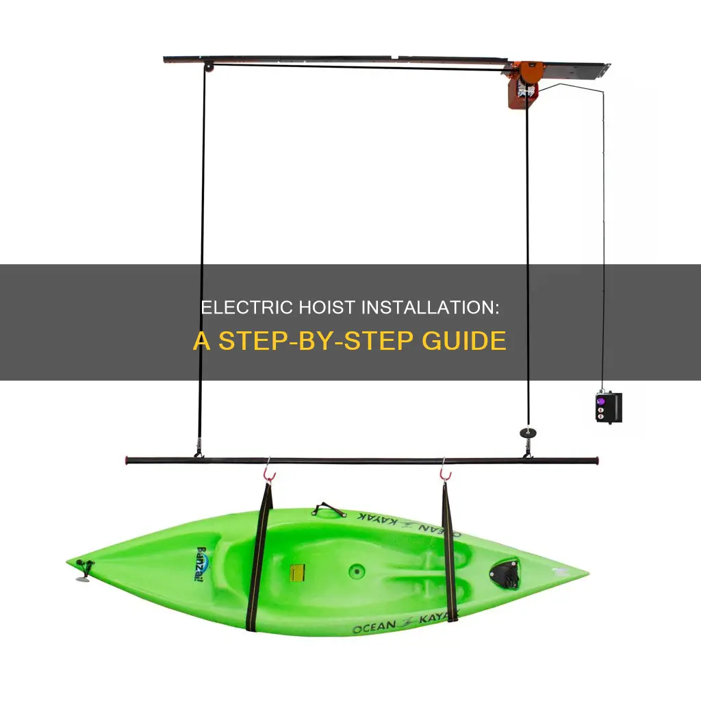 how to mount harbor freight electric hoist