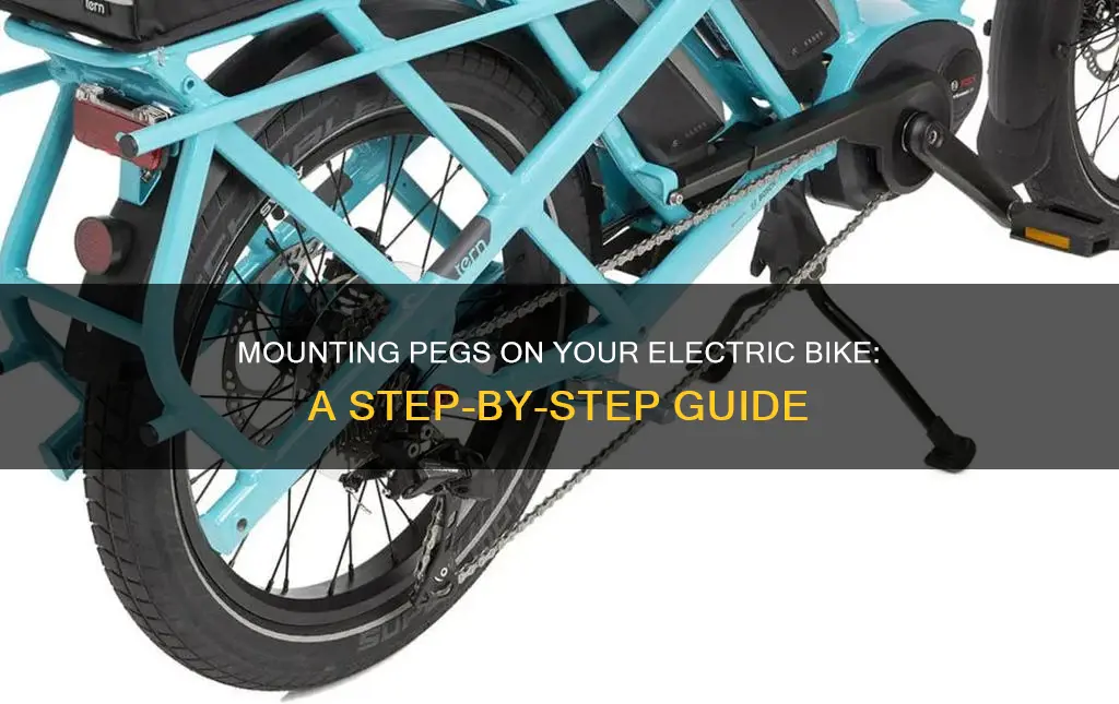 how to mount pegs electric bike