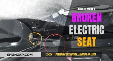 Adjusting a Broken Electric Seat: A Step-by-Step Guide