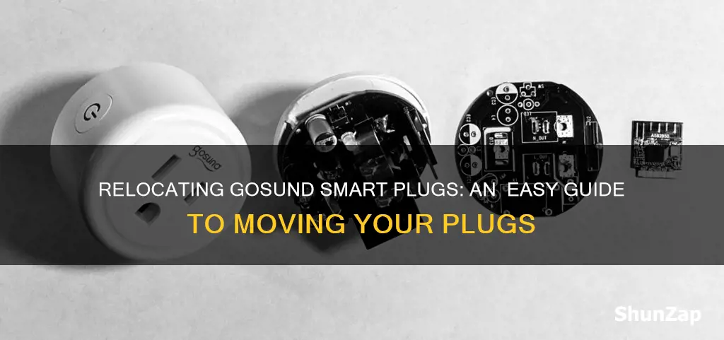 how to move a gosund electrical plug