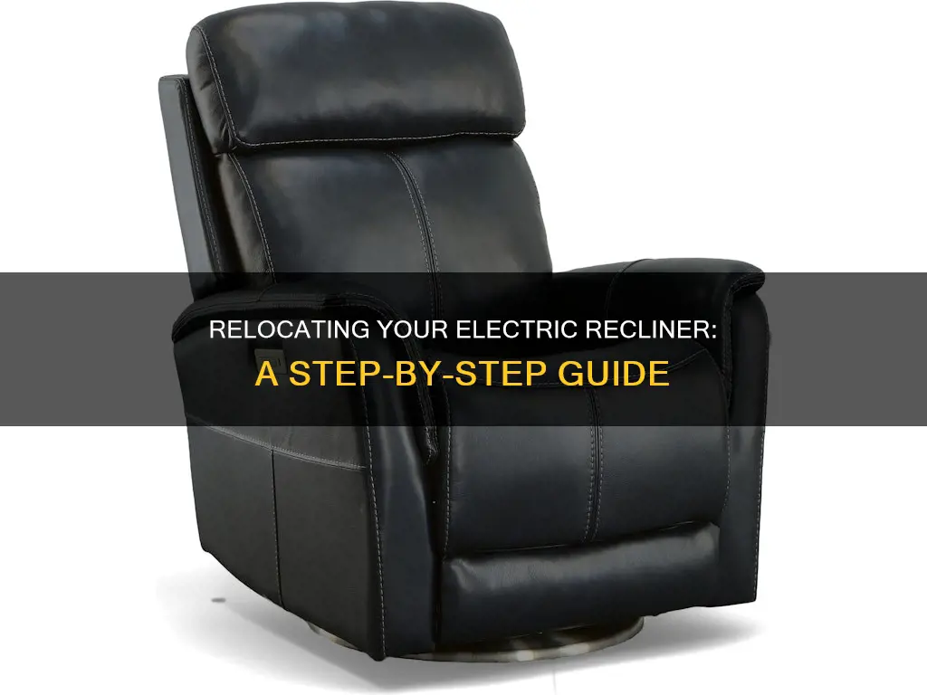 how to move an electric recliner chair