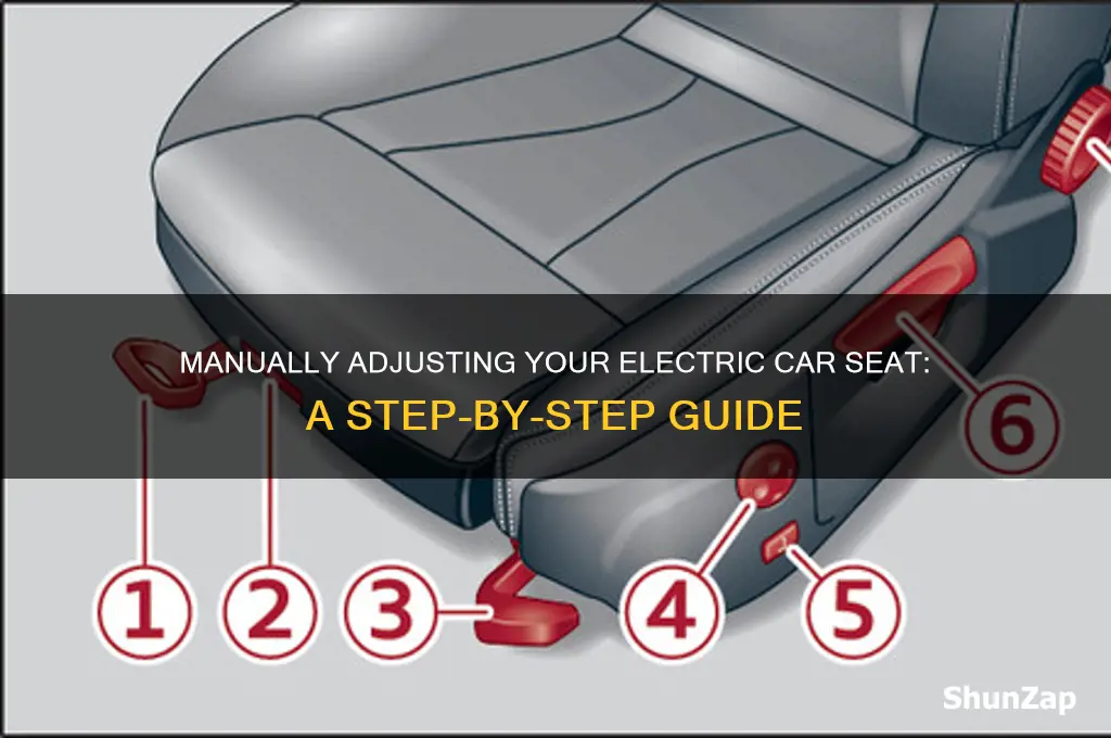 how to move electric car seat manually