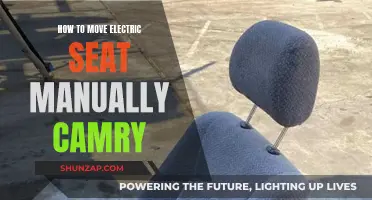 Adjusting Camry Electric Seats: Manual Override