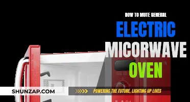 Muting Your GE Microwave Oven: A Simple Guide