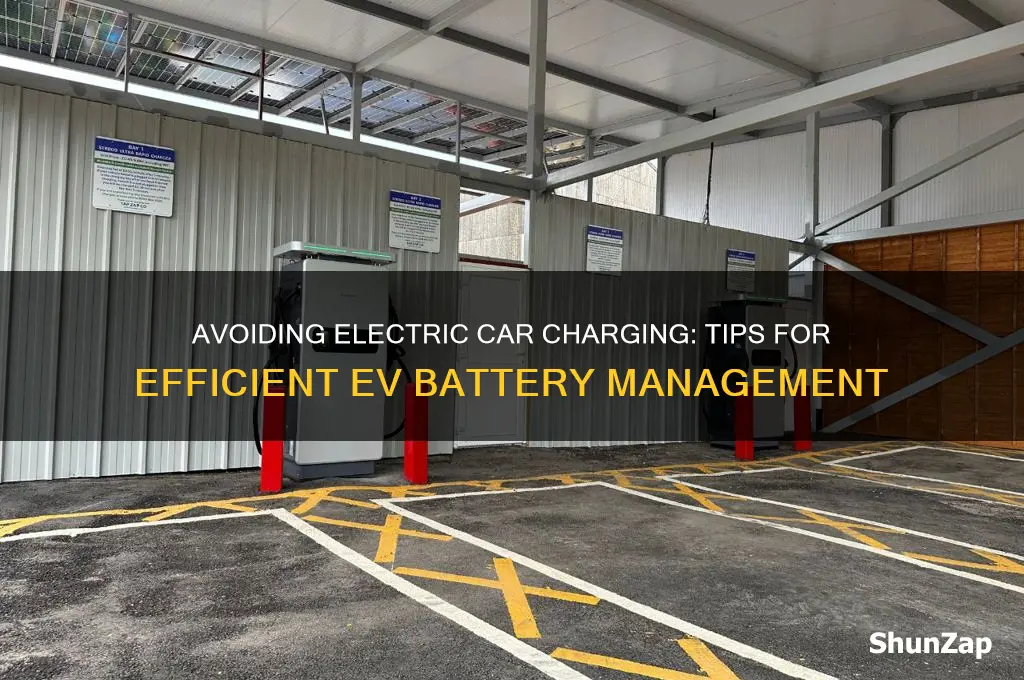 how to not charge an electric car