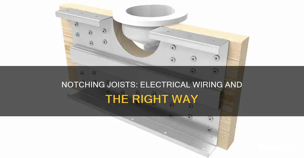 how to notch joists for electrical through