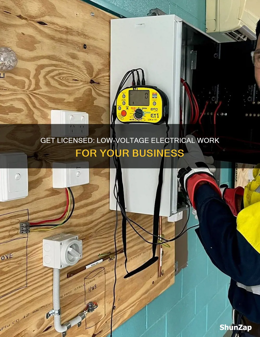 how to obtain a low-voltage electrical license for your company