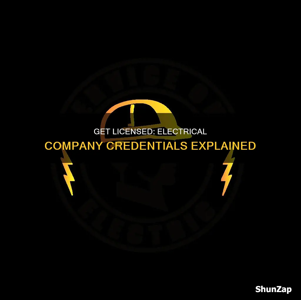 how to obtain an electrical license for your company