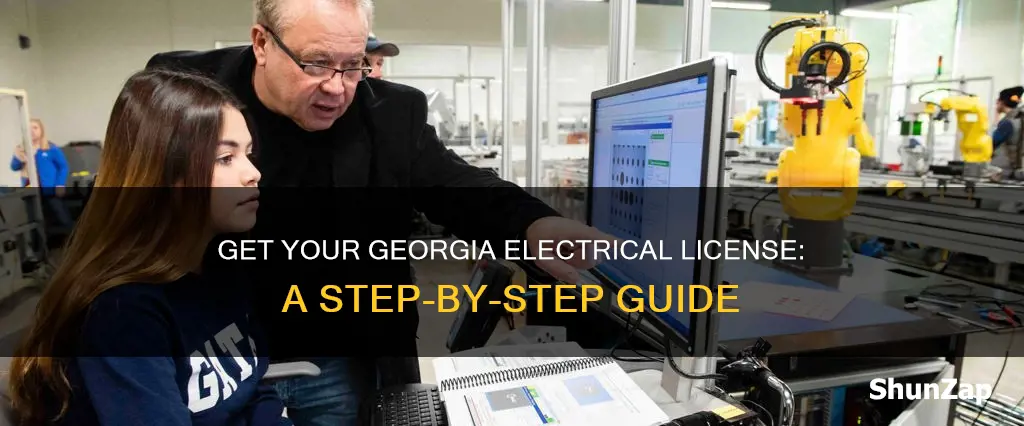 how to obtain electrical license in georgia