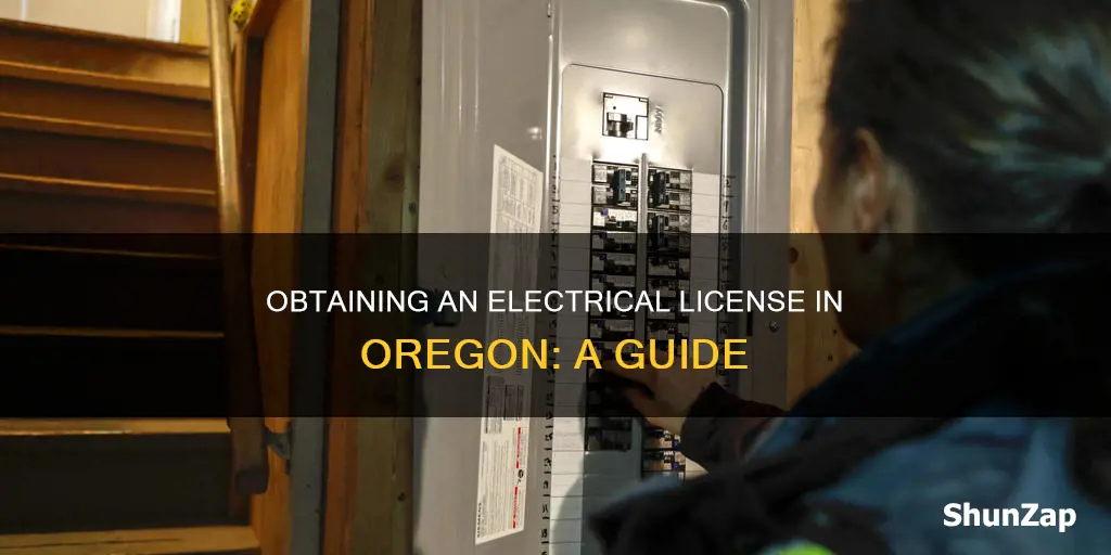 how to obtain electrical license in oregon