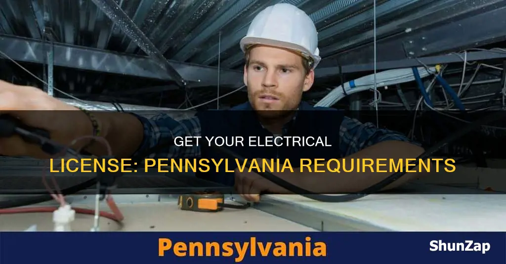 how to obtain electrical license in pennsylvania