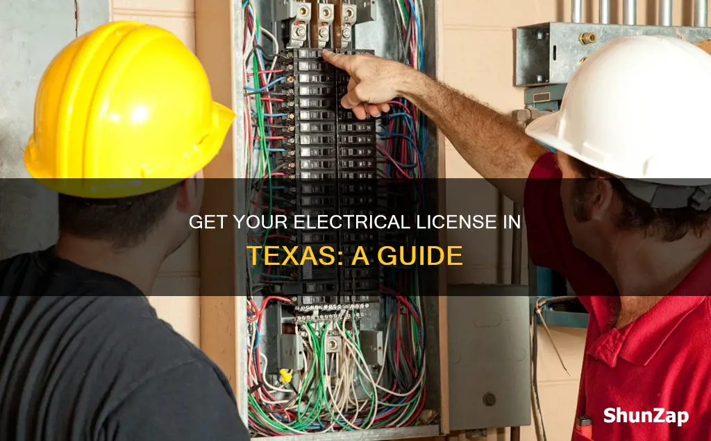 how to obtain electrical license in texas