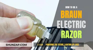 Braun Electric Razor Maintenance: Oiling Tips