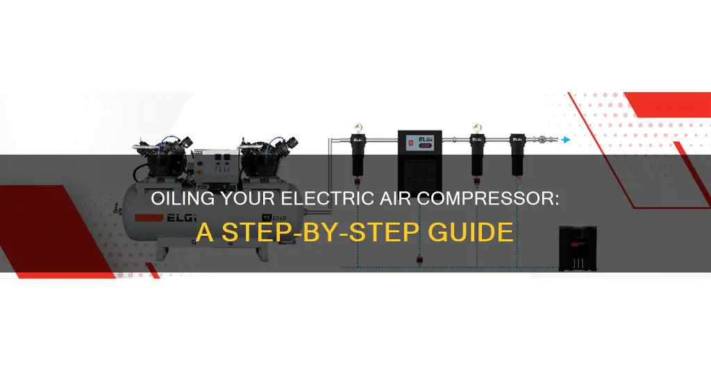 how to oil a electric air compressor