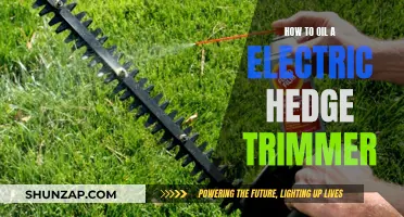 Oiling Electric Hedge Trimmers: A Step-by-Step Guide