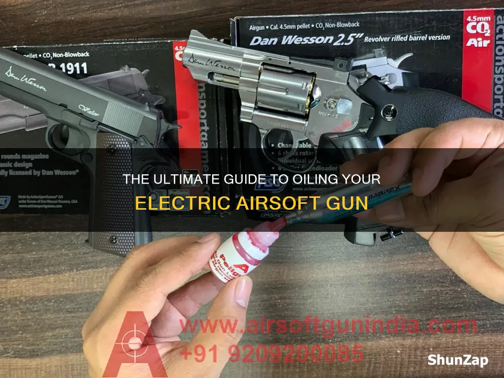 how to oil an electric airsoft gun