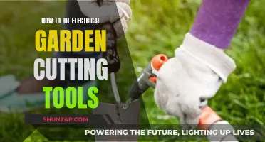 Oiling Electrical Garden Cutting Tools: A Step-by-Step Guide
