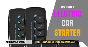 Step-by-Step Guide to Accessing and Opening Your Electric Car Starter