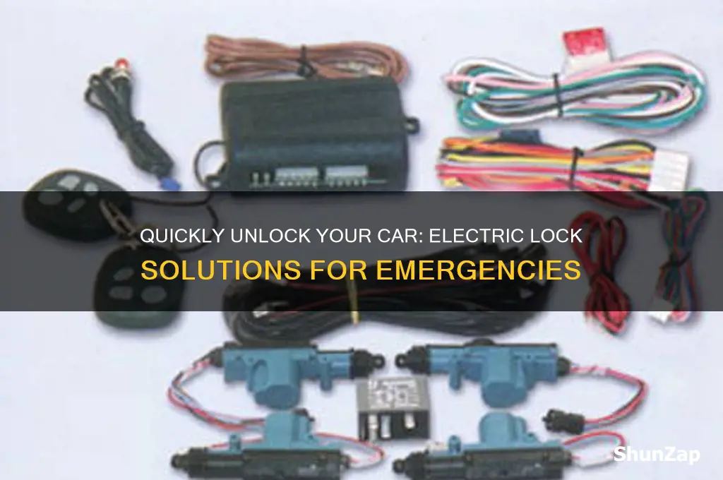 how to open a locked car with electric locks