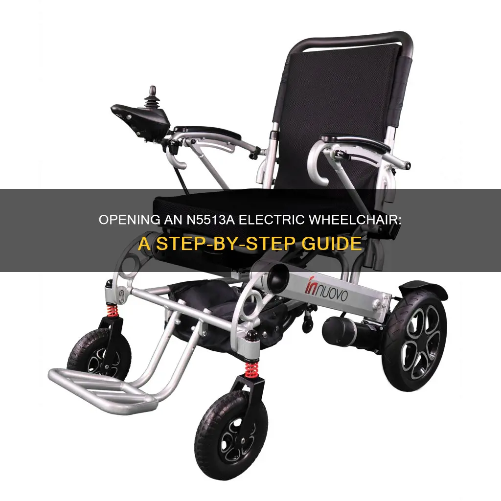 how to open a n5513a electric wheelchair