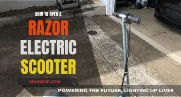 Opening a Razor Electric Scooter: Step-by-Step Guide