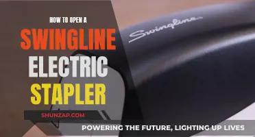 Opening a Swingline Electric Stapler: A Step-by-Step Guide