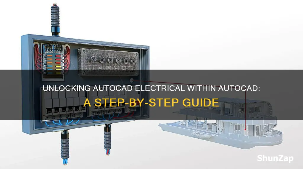 how to open autocad electrical in autocad