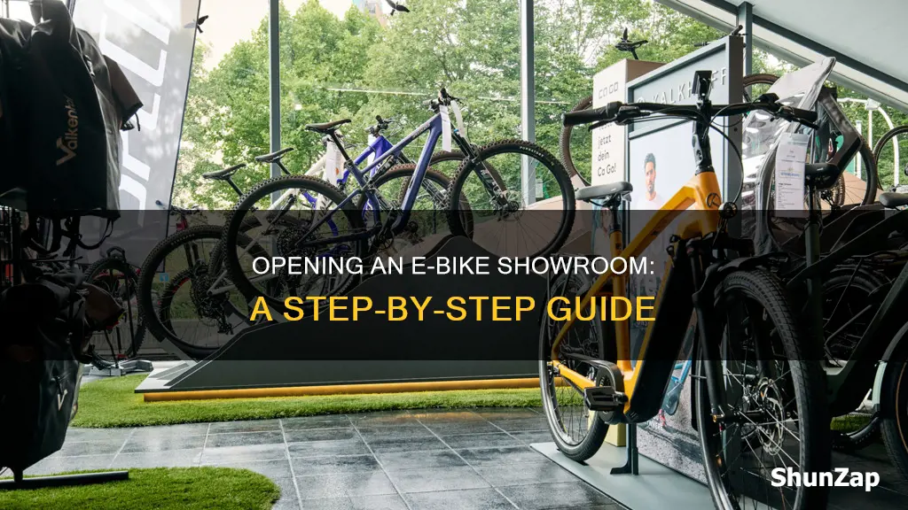 how to open electric bike showroom