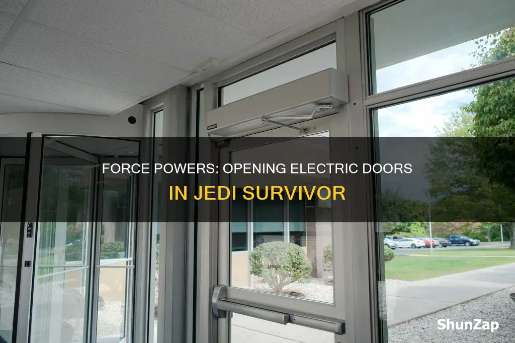 how to open electric doors jedi survivor