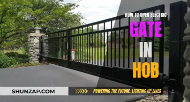 Unlocking Electric Gates: A Guide to Hob Controls