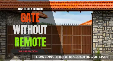 Unlocking Electric Gates: Remote-Free Methods