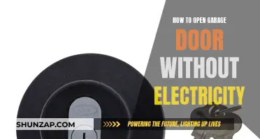 Garage Door Opening: No Electricity, No Problem