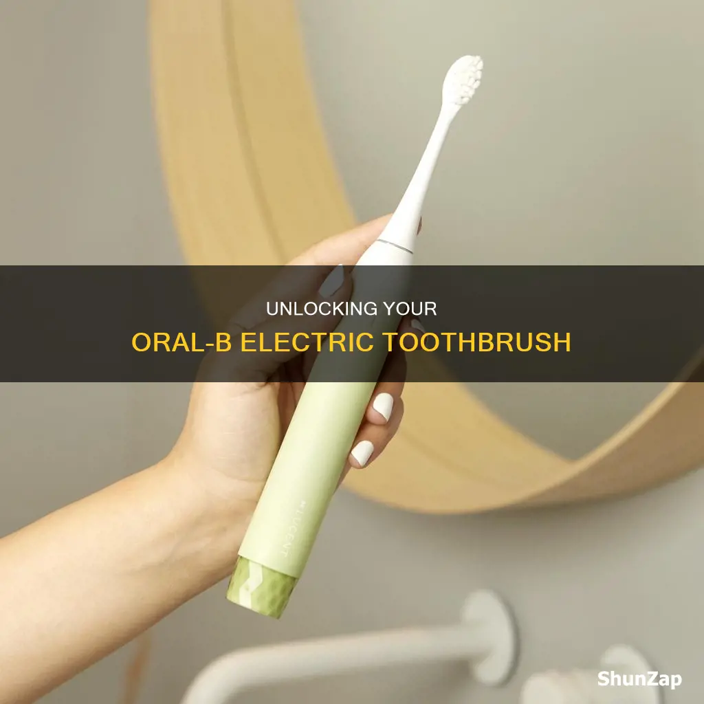 how to open oral b electric toothbrush