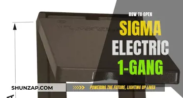 Opening a Sigma Electric 1-Gang: Easy Steps to Follow