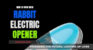 Easy Opening with Rabbit Electric Wine Opener