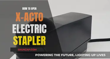 Unlocking the X-Acto Electric Stapler: A Step-by-Step Guide