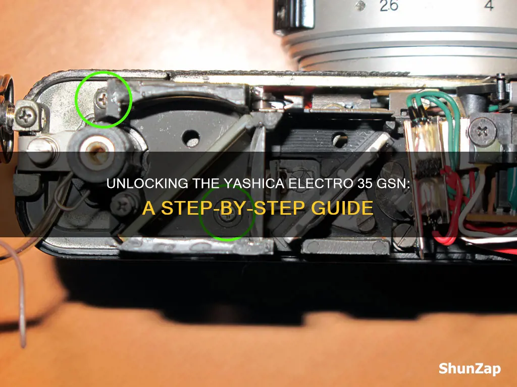 how to open yashica electro 35 gsn