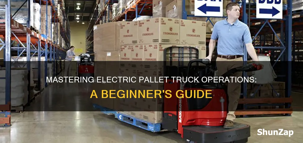 how to operate an electric pallet truck