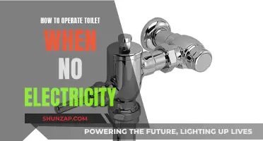Toilet Operation: No Electricity, Now What?